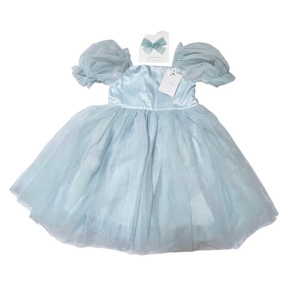 NWT Oui Babe Layla Tulle Formal Dress and Bow Size 5 - Picture 1 of 10